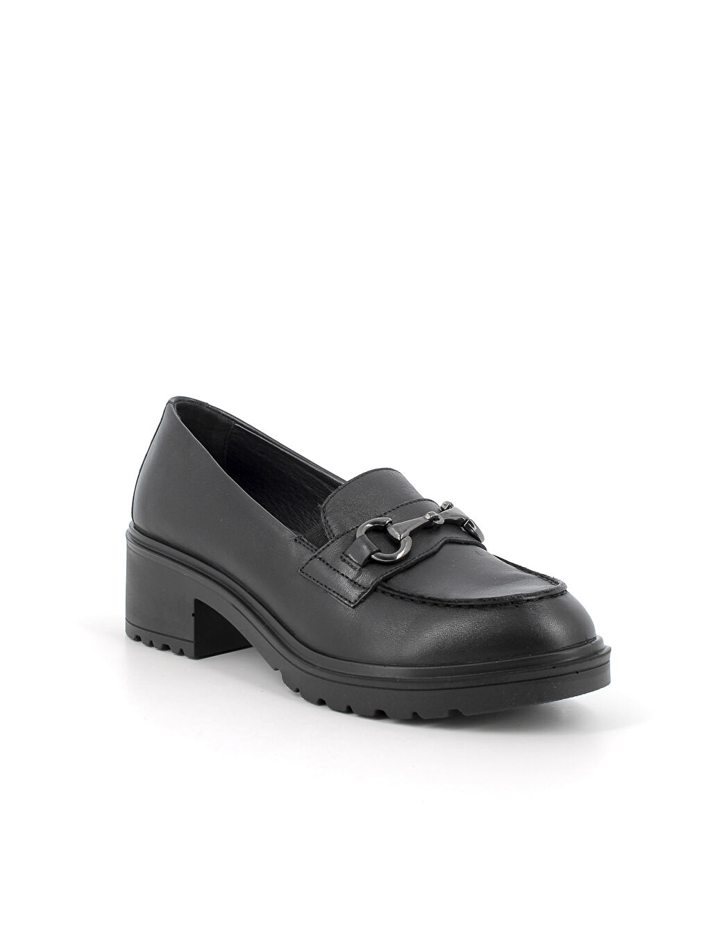 Siyah Kadın Klasik Ayakkabı 6651300 DJT 66513 Nappa Soft Nero