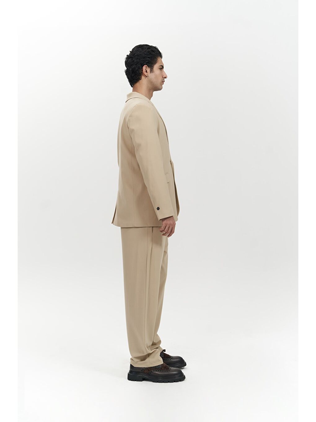 Orlando Bej Erkek Ceket Pantolon Takım-5