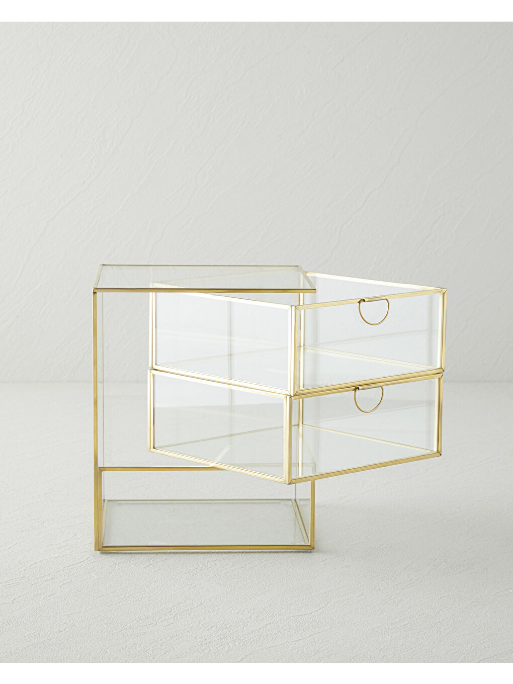 Sarı Roese Dekoratif Kutu 15x15x18 cm Gold-3