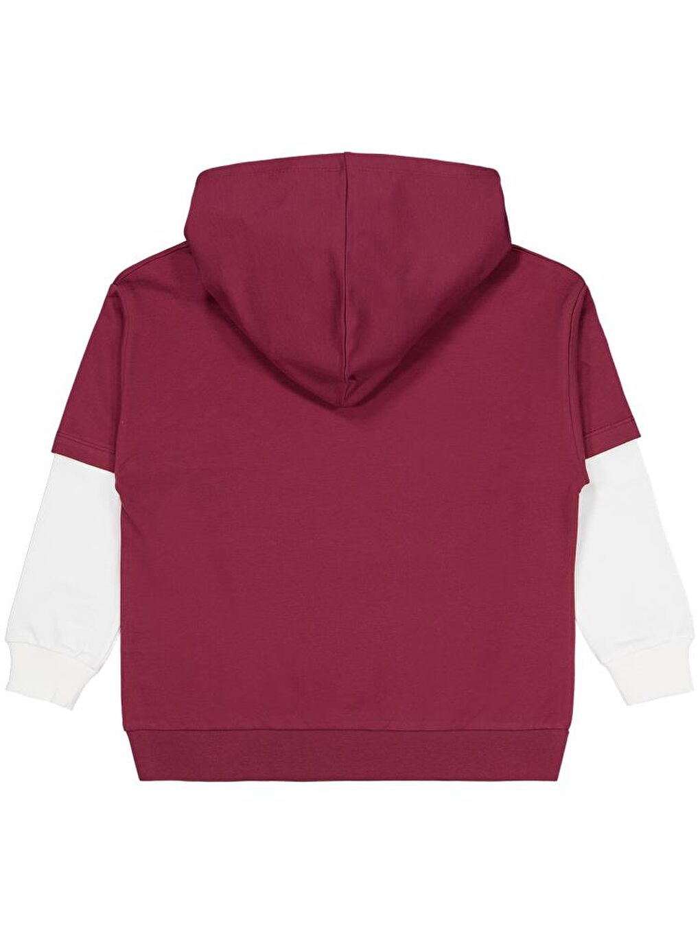 Boys Stop Yıldız Baskılı 6-9 Yaş Sweatshirt - Bordo 9-10 Yaş-1