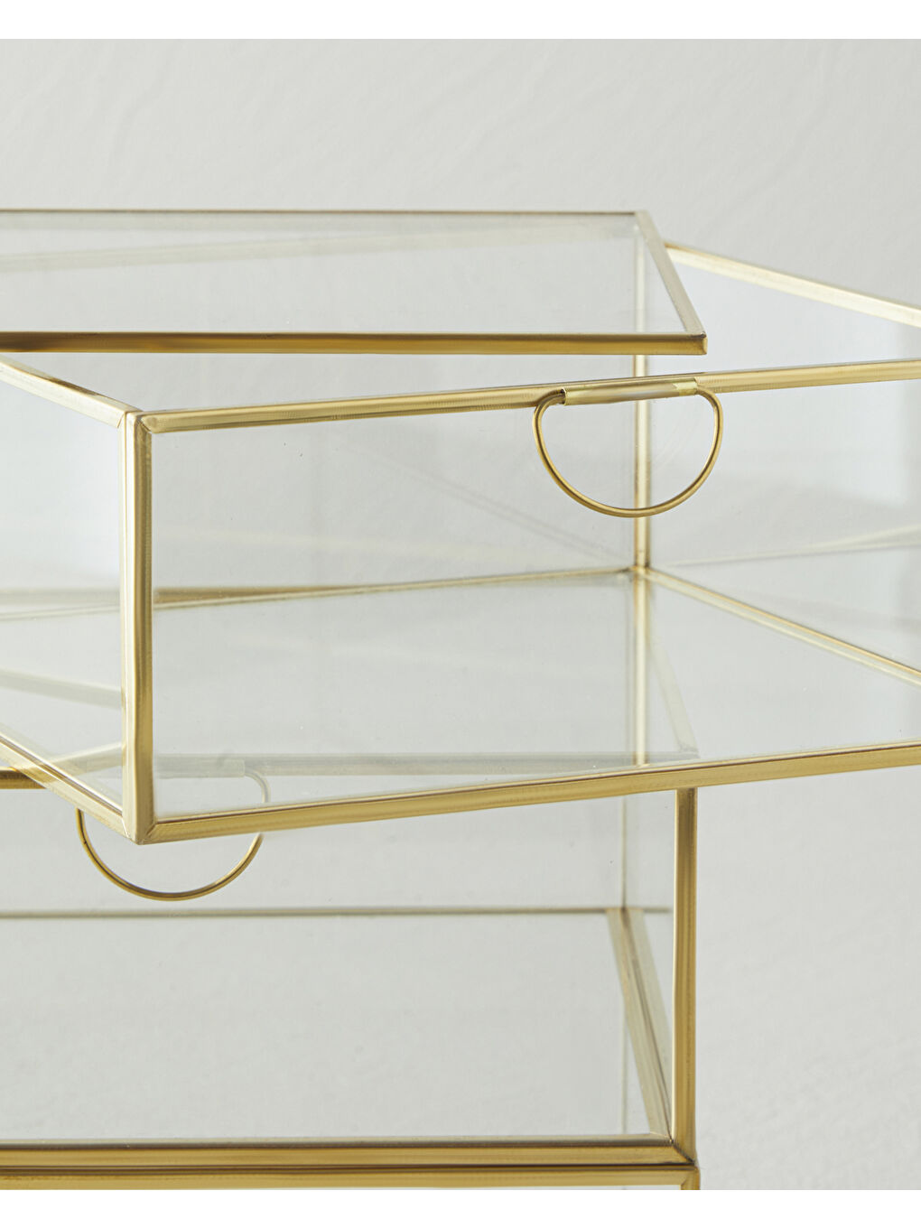 Sarı Roese Dekoratif Kutu 15x15x18 cm Gold-4