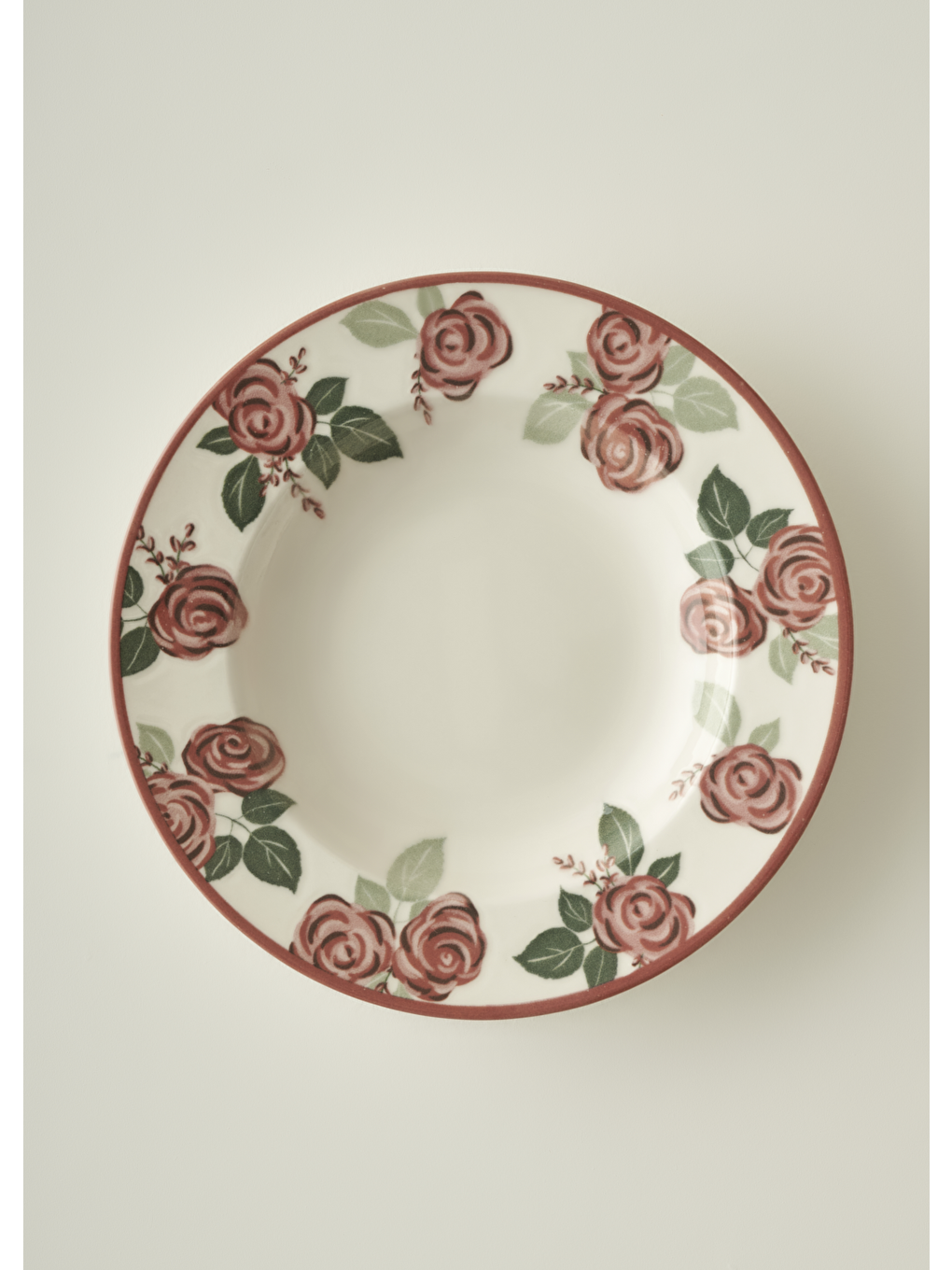 Karışık Rose Porselen 6'lı Çukur Tabak (23 Cm)-4