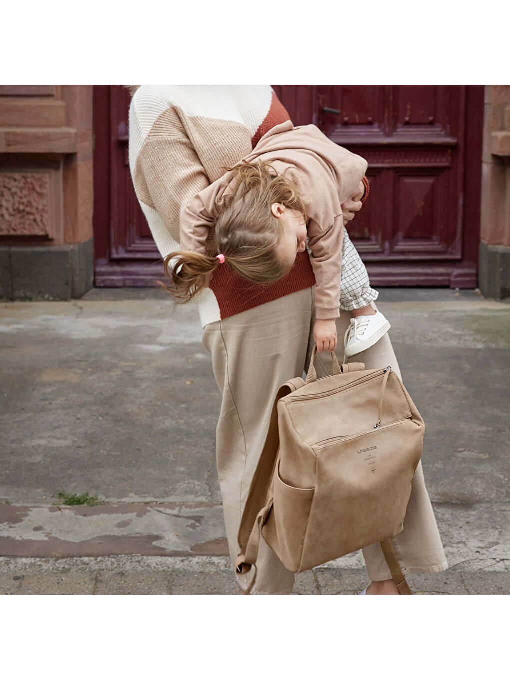 Bebek Bakım Sırt Çantası Camel-9