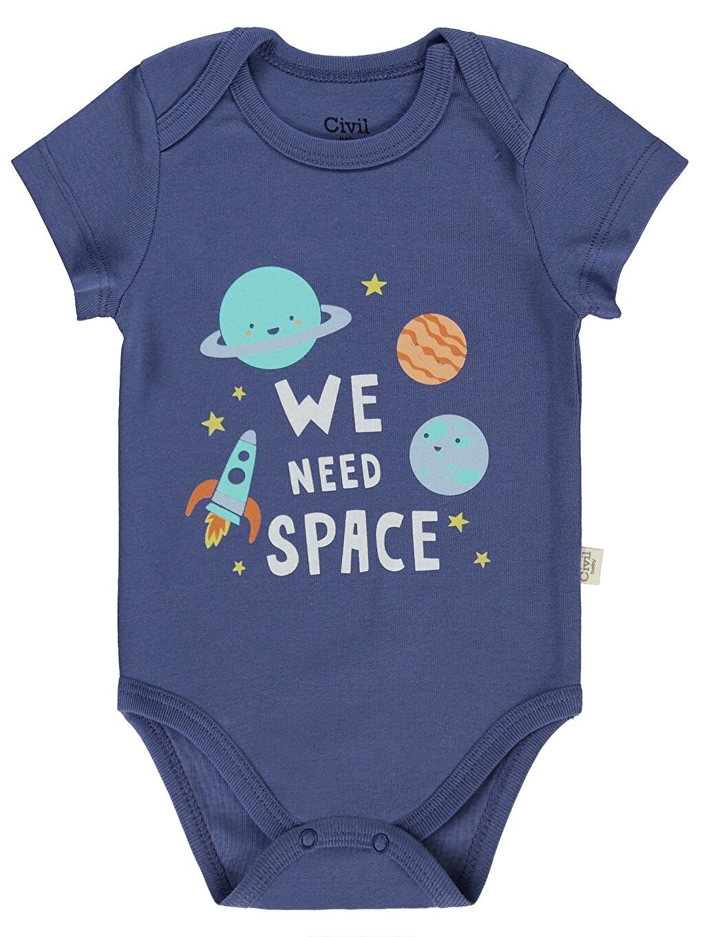 Baby Roket Empirmeli 3 Lü 0-36 Ay Çıtçıtlı Badi - Yeşil 6-9 Ay-8