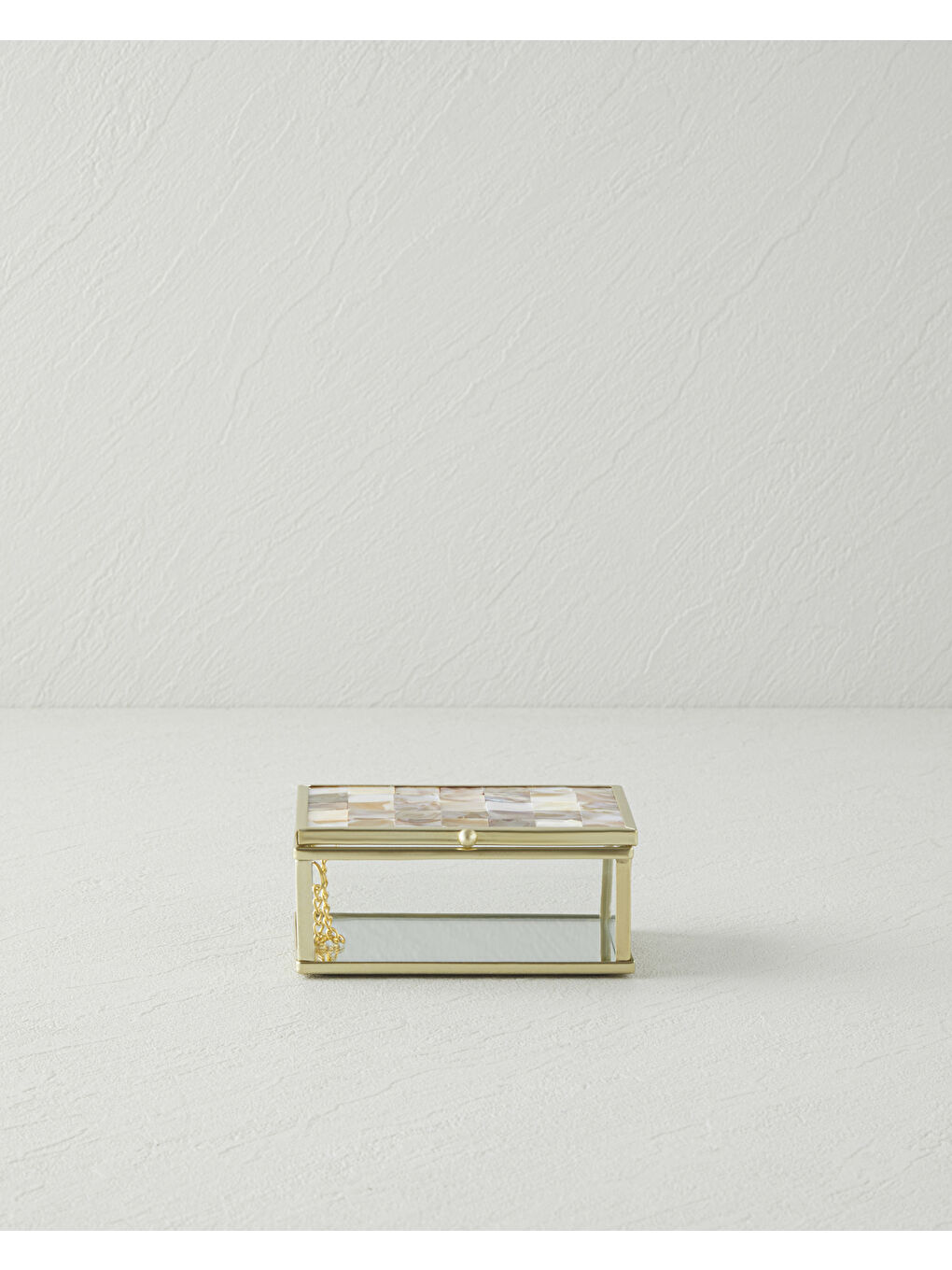 Sarı Poppy Dekoratif Kutu 11x8x5 cm Gold