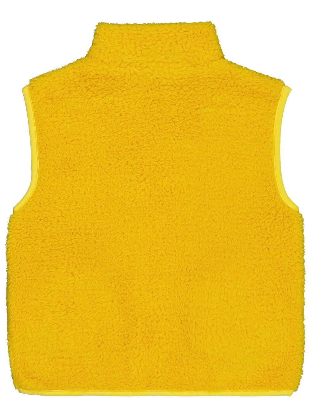 Sarı Boys Cepli Fermuarlı 2-5 Yaş Yelek - Hardal 2-3 Yaş-1