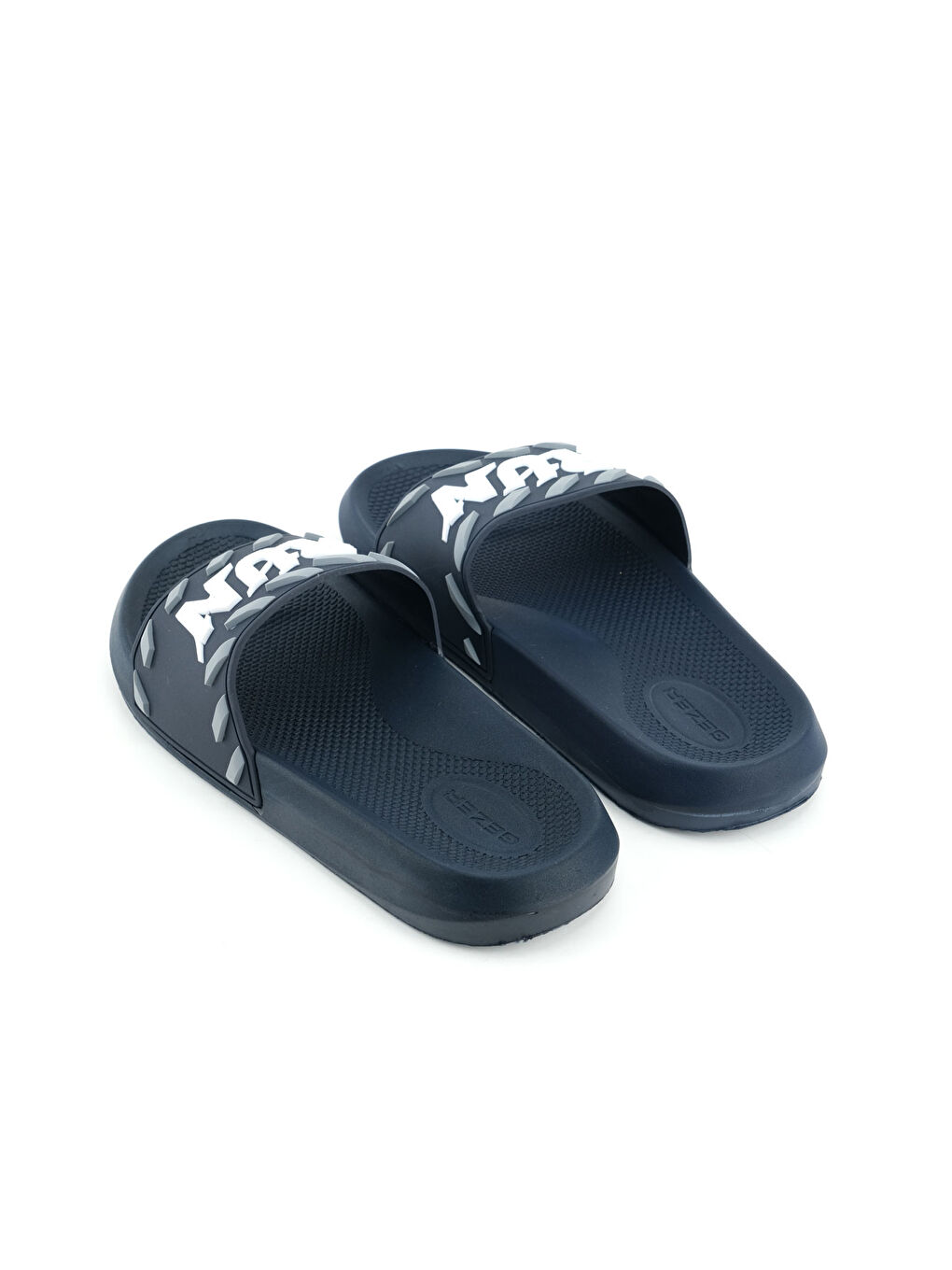 Lacivert Erkek Yazlık Run PU Islak Zemine Uygun Ev Banyo Bahçe Havuz Terlik-3