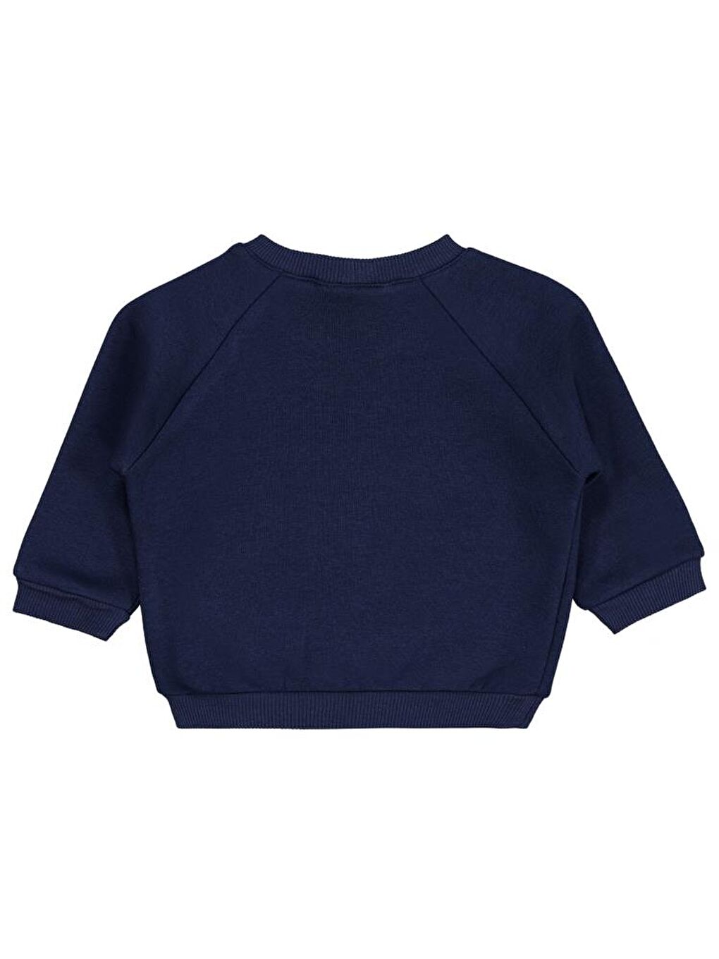 Baby Keep Smiling Etiketli Basic 6-18 Ay Sweatshirt - Lacivert 9-12 Ay-1