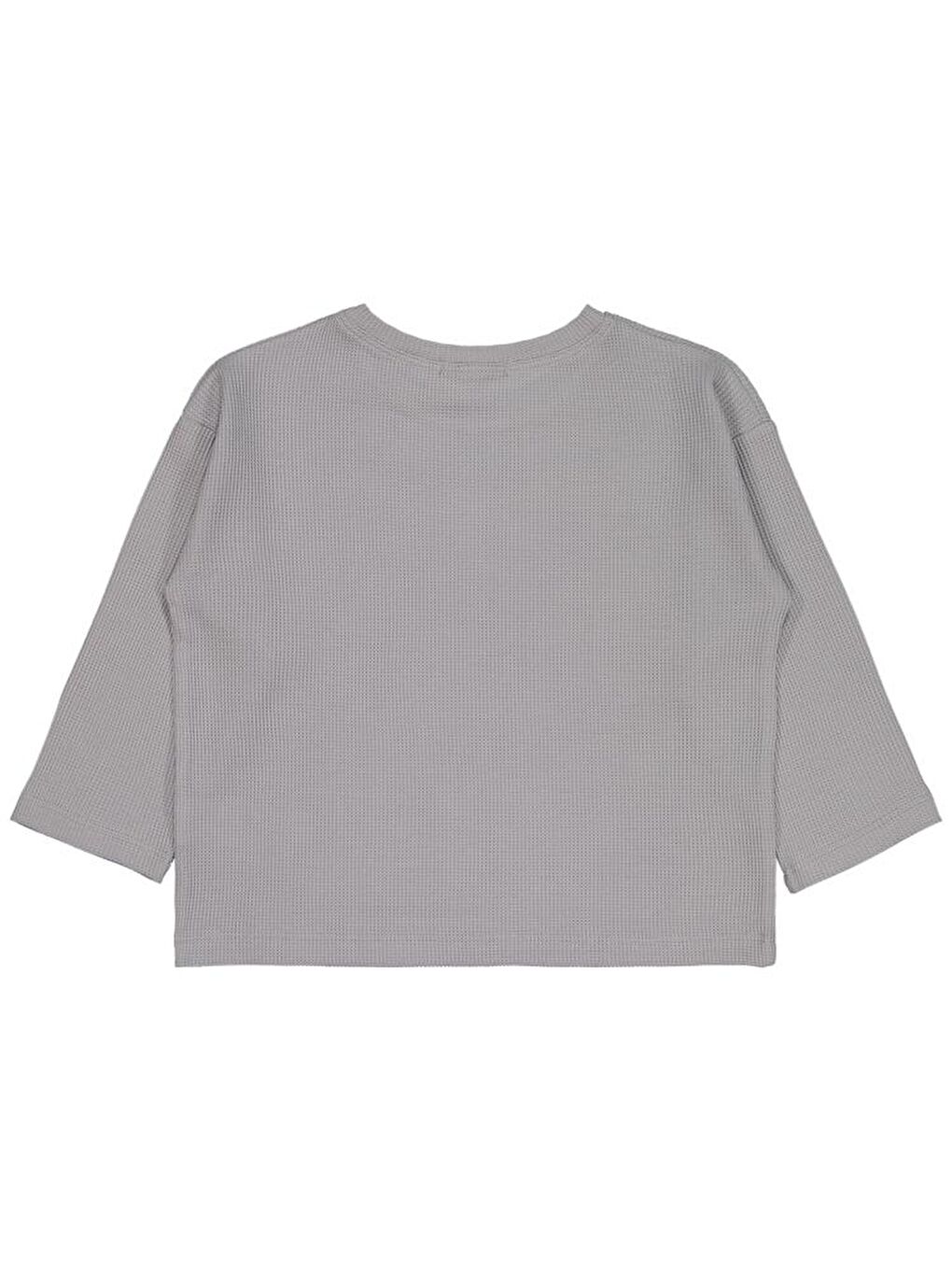 Boys Basic 2-5 Yaş Sweatshirt - Gri2-3 Yaş-1