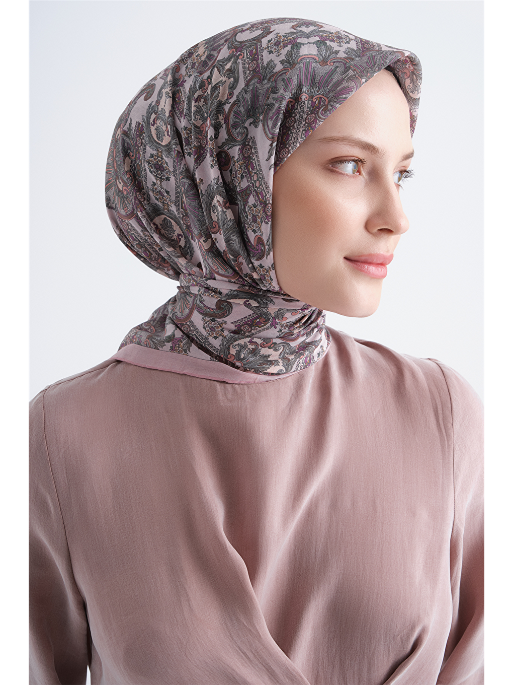 Pembe Yaz Esİntİsİ Eşarp 4173 07-1