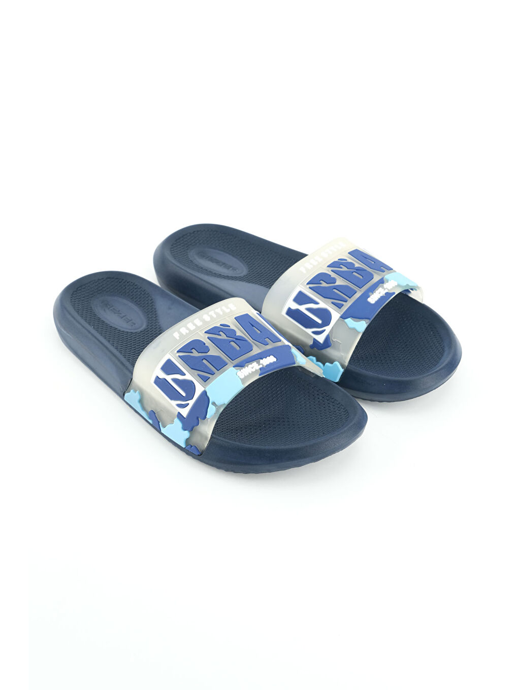 Lacivert Erkek Yazlık PU Islak Zemine Uygun Ev Banyo Bahçe Havuz Terlik-2