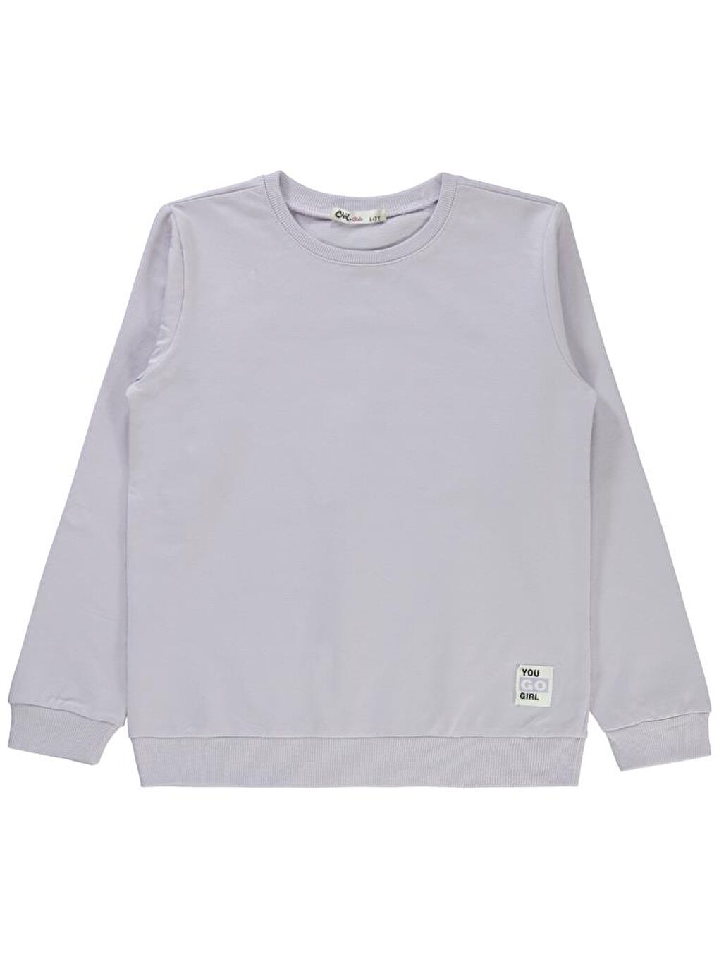 Girls Basic 6-9 Yaş Sweatshirt - Lila8-9 Yaş