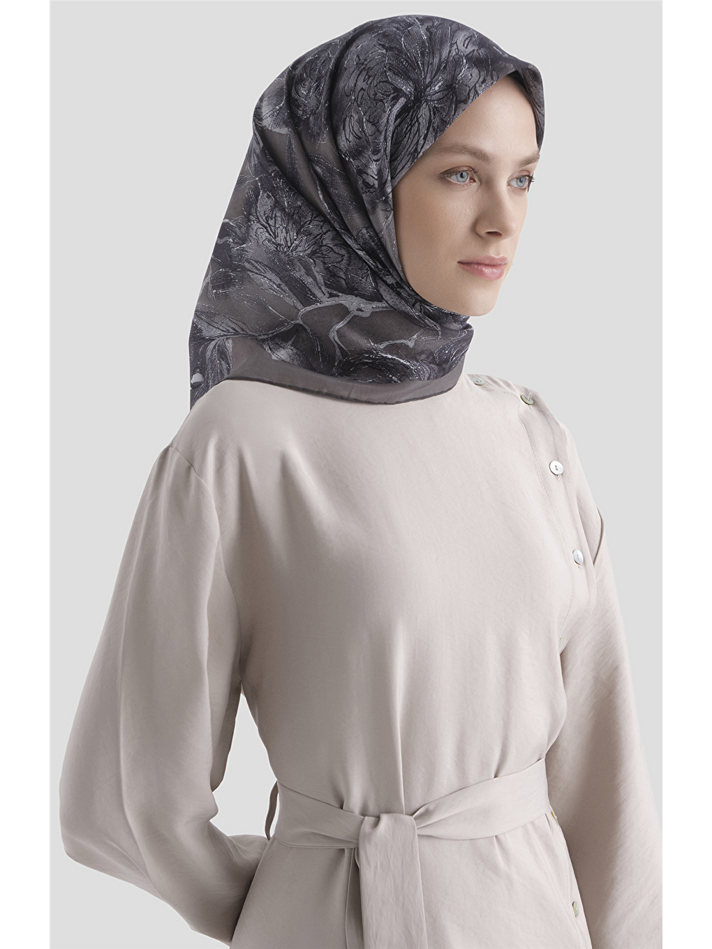 Bej Yaz Esintisi Eşarp 3991 101-1