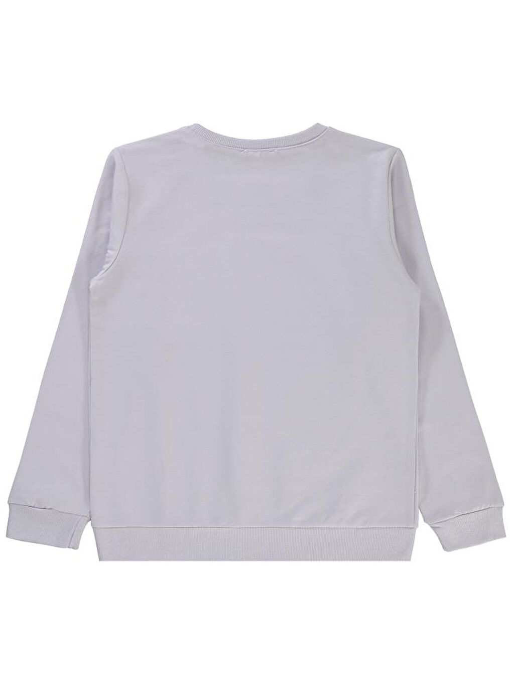 Girls Basic 6-9 Yaş Sweatshirt - Lila8-9 Yaş-1