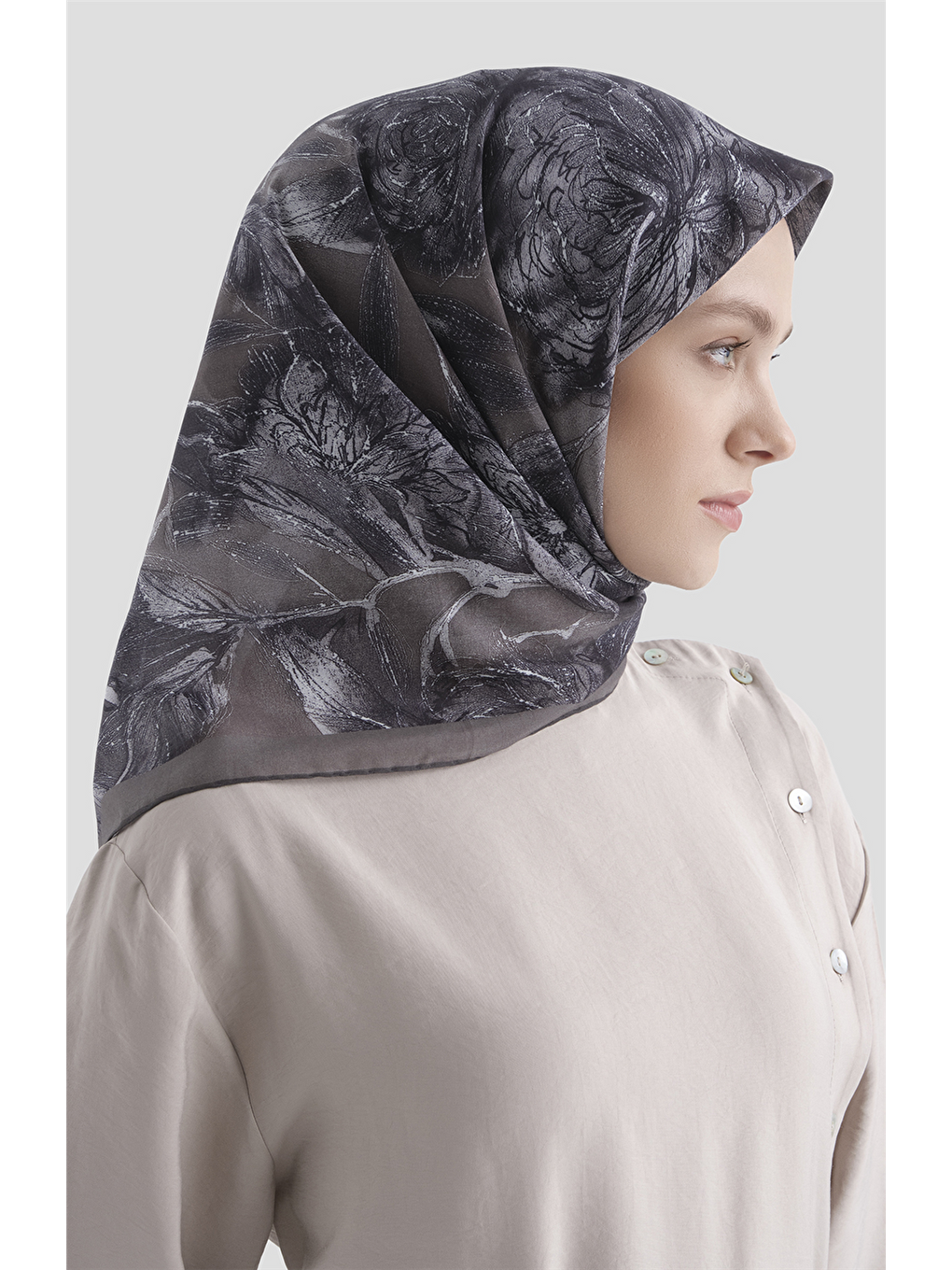 Bej Yaz Esintisi Eşarp 3991 101-3