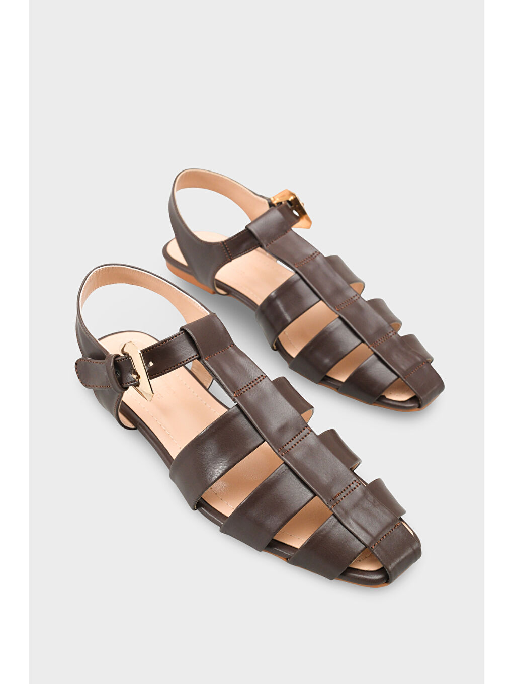 Kahverengi Julianne Kadın Babet-1