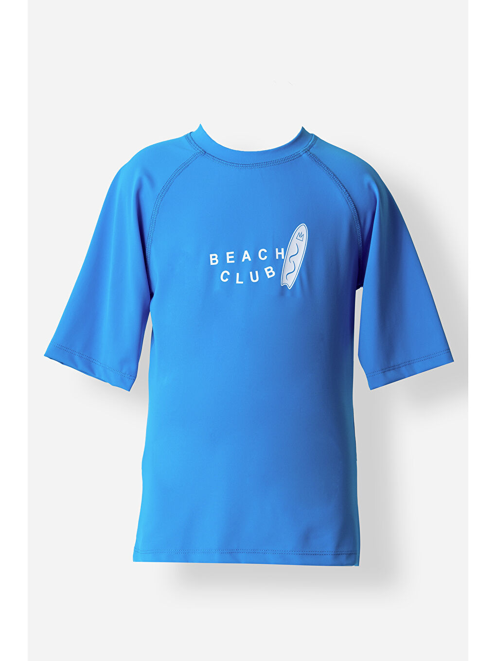 UV Korumalı Erkek Çocuk Yarım Kol Tek Üst 5273 Mavi-3