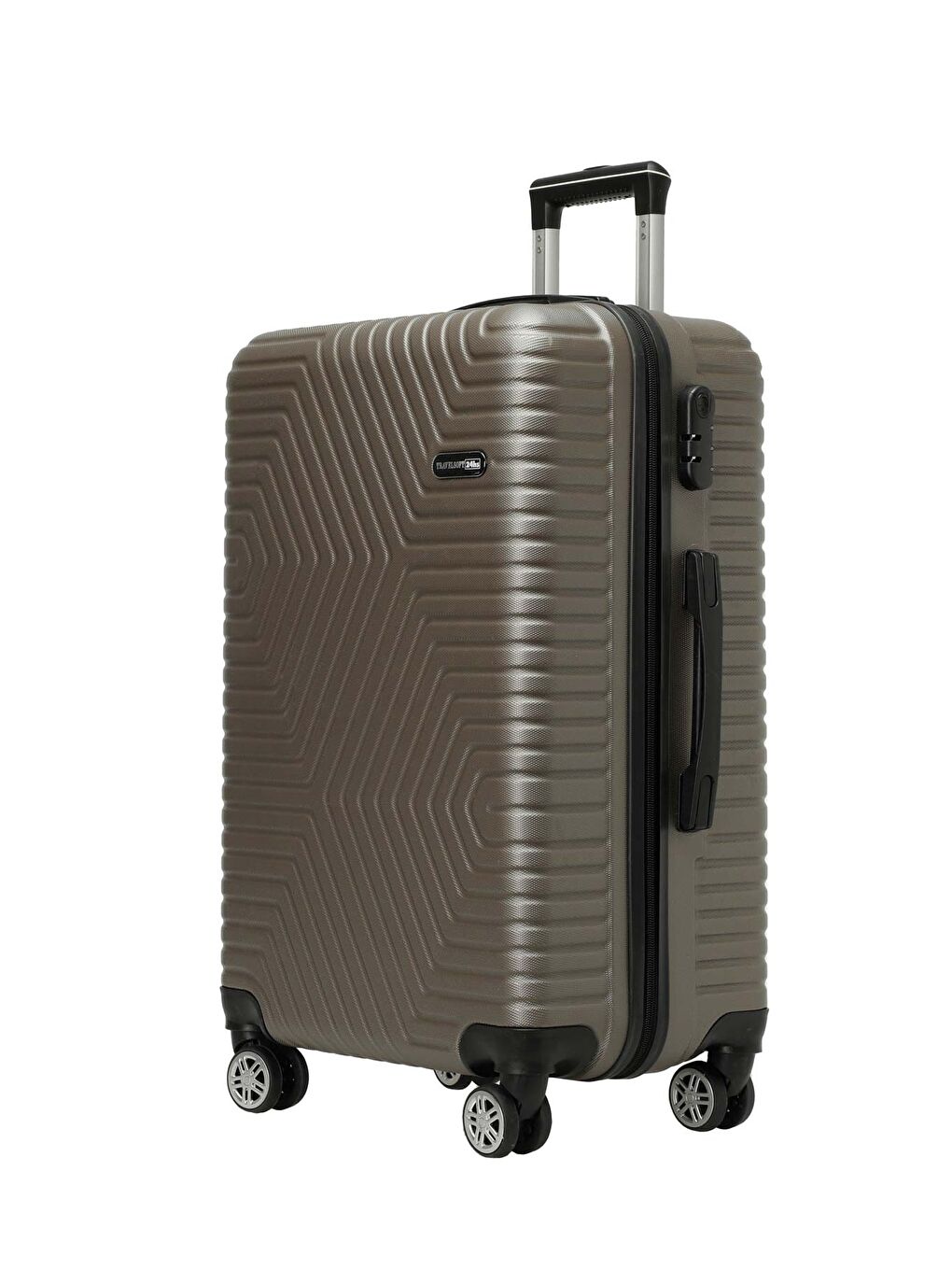 Bej SANDERUM -B 5FX Vizon Unisex Büyük Boy Valiz-1