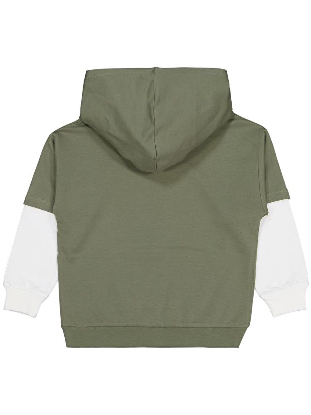 Boys Stop Yıldız Baskılı 6-9 Yaş Sweatshirt - Haki 9-10 Yaş-1