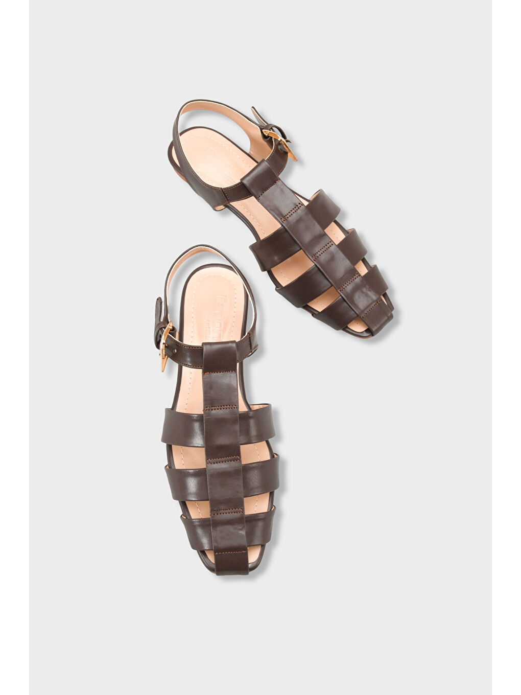 Kahverengi Julianne Kadın Babet-5