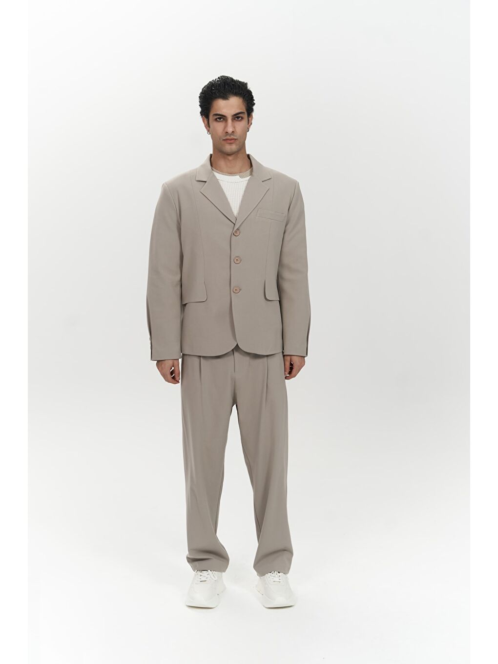 Gabriel Gri Erkek Ceket Pantolon Takım