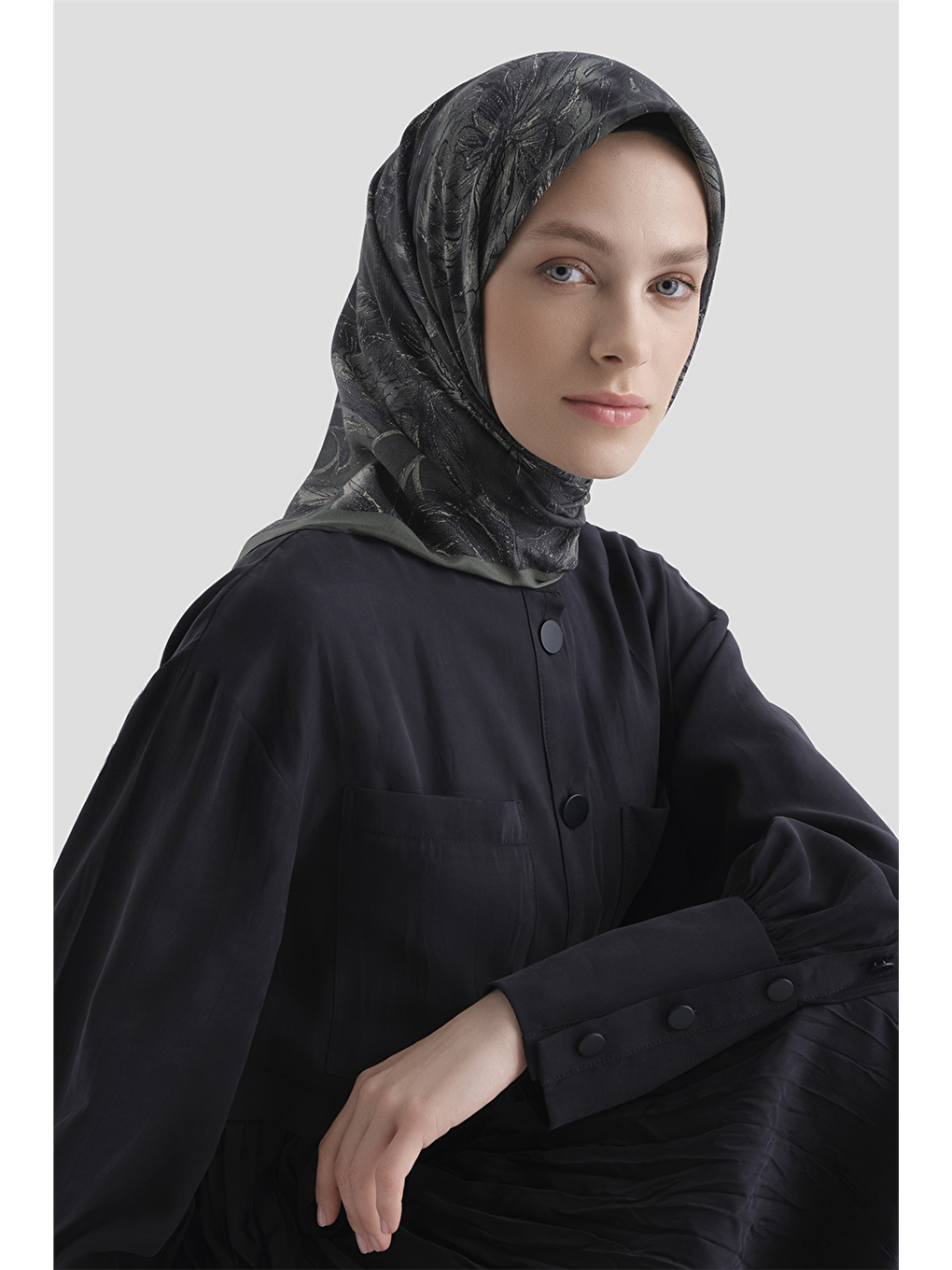 Haki Yaz Esintisi Eşarp 3991 82-1