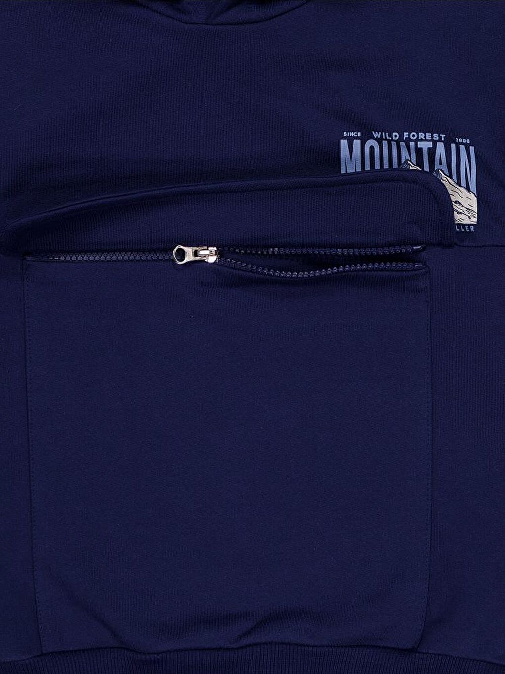 Lacivert Boys Mountaın Baskılı 6-9 Yaş Sweatshirt-1