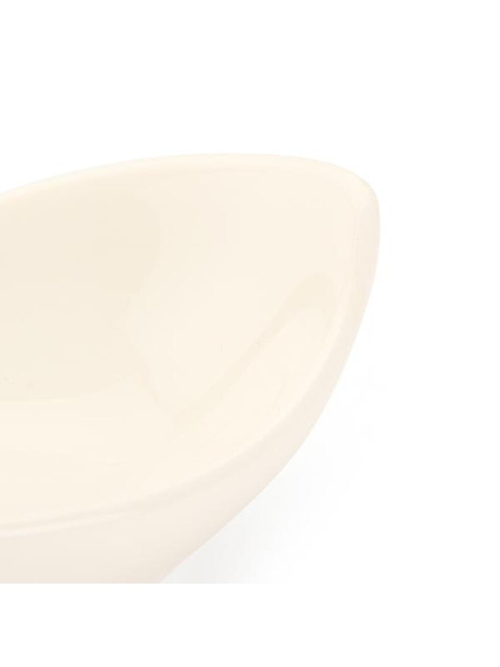 Porselen Oval Kase - Beyaz - 9x5 cm-1