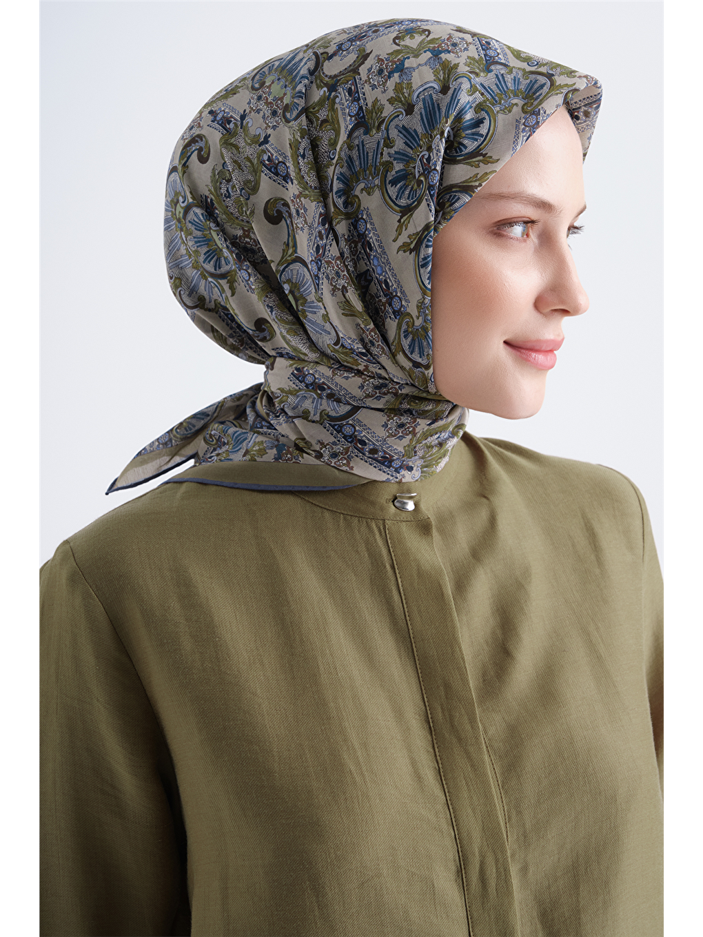 Haki Yaz Esİntİsİ Eşarp 4173 25-1