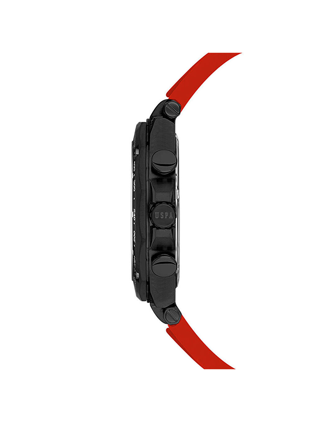 Kırmızı USPA1076-08 Erkek Kol Saati-1