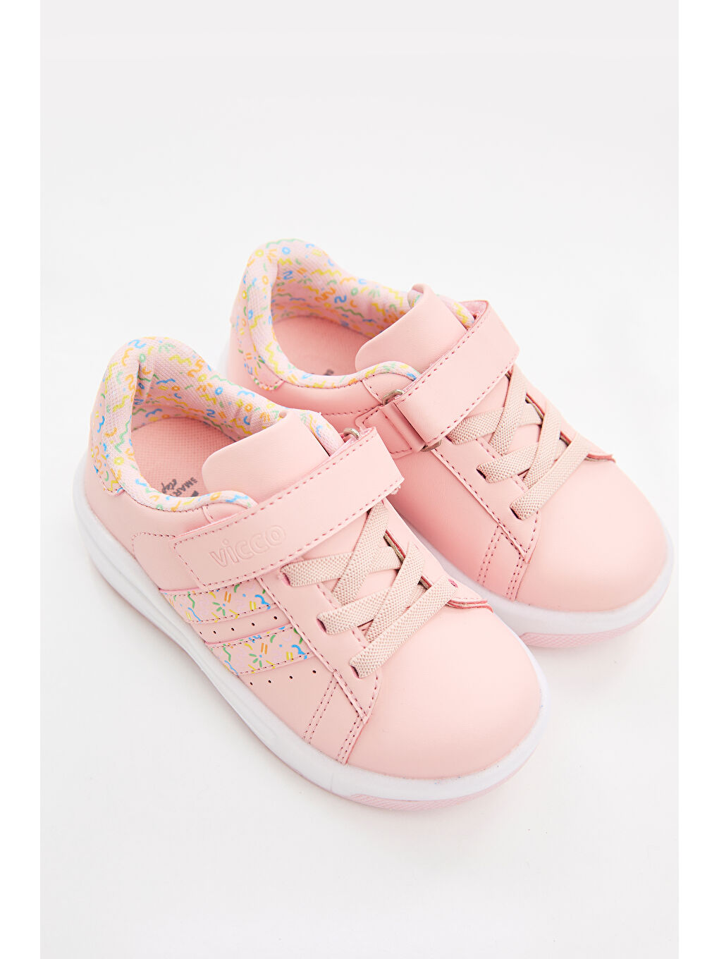 Pembe Pukky Işıklı Kız Okul Öncesi Pudra Sneaker-2