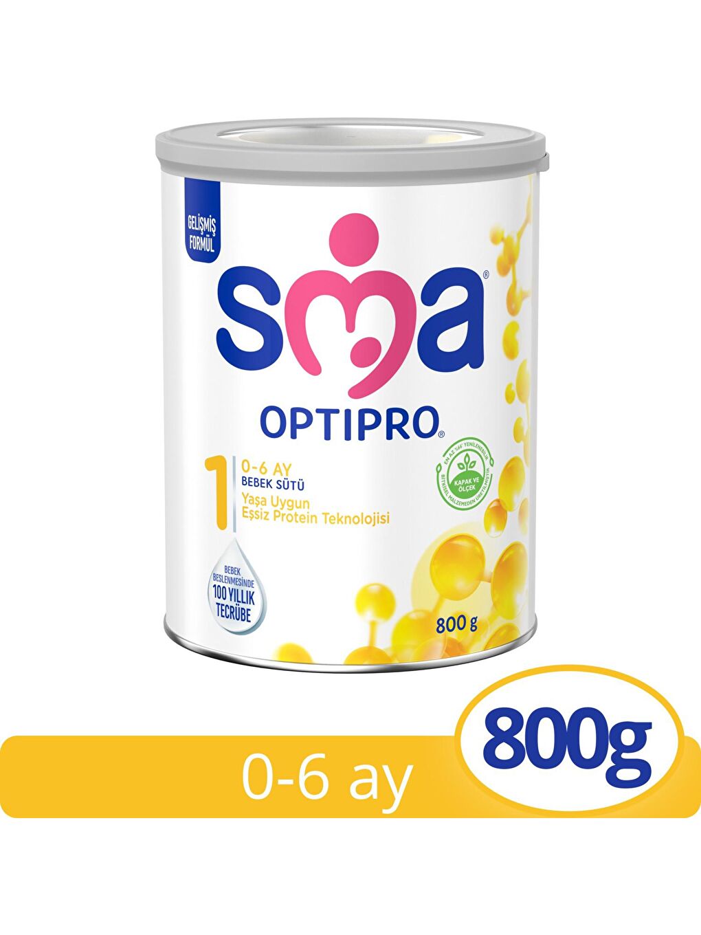 SMA Renksiz 1 Optipro Probiyotik Bebek Sütü 800 gr - 1