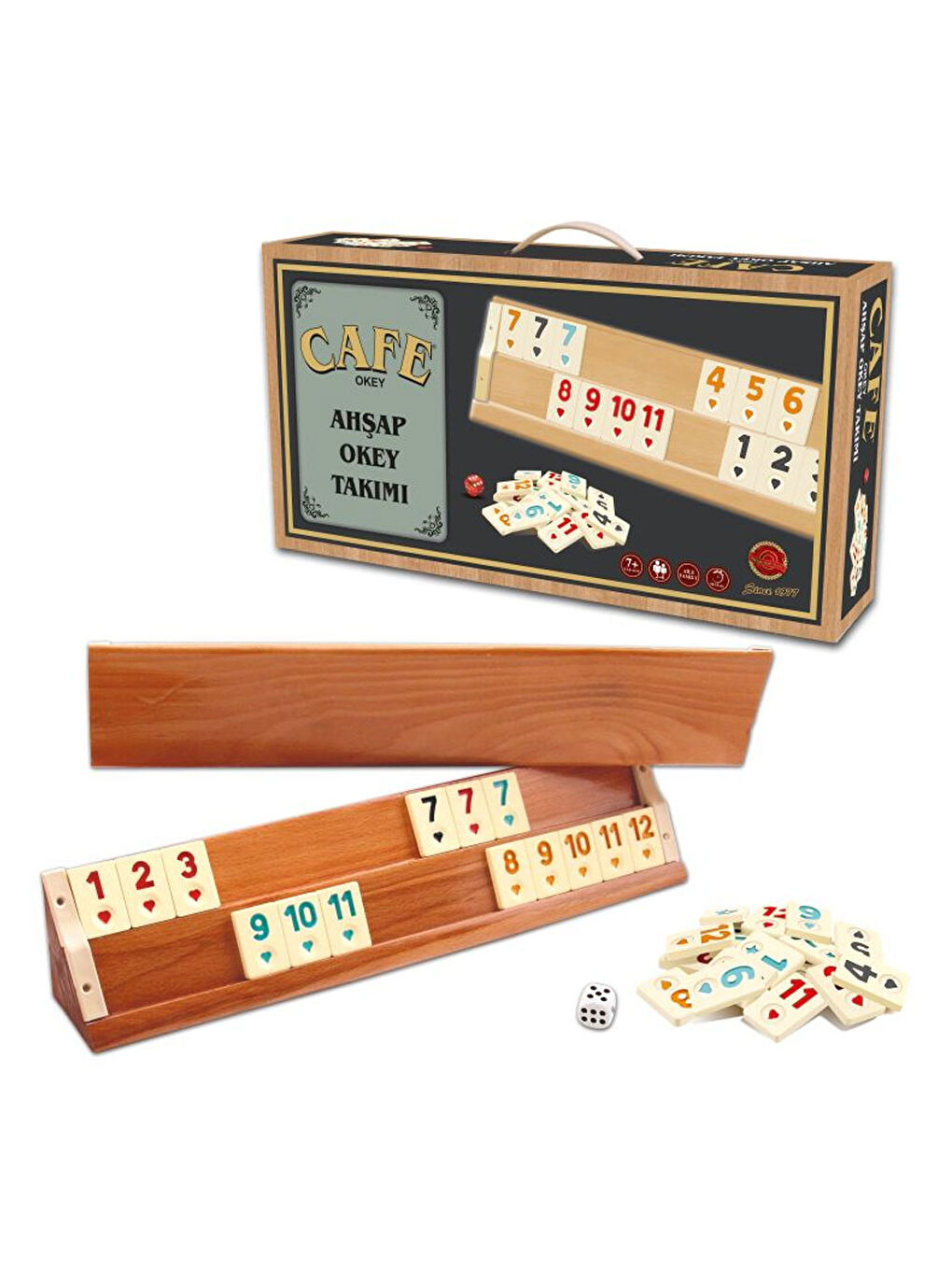 Star Cafe Ahşap Okey Takımı 1010723