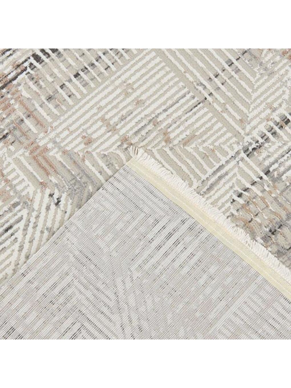 Vavien 1378 Halı - Gri / Bej - 160x230 cm-2