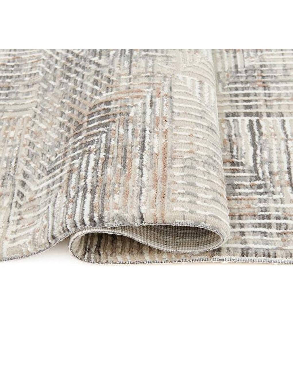 Vavien 1378 Halı - Gri / Bej - 160x230 cm-3