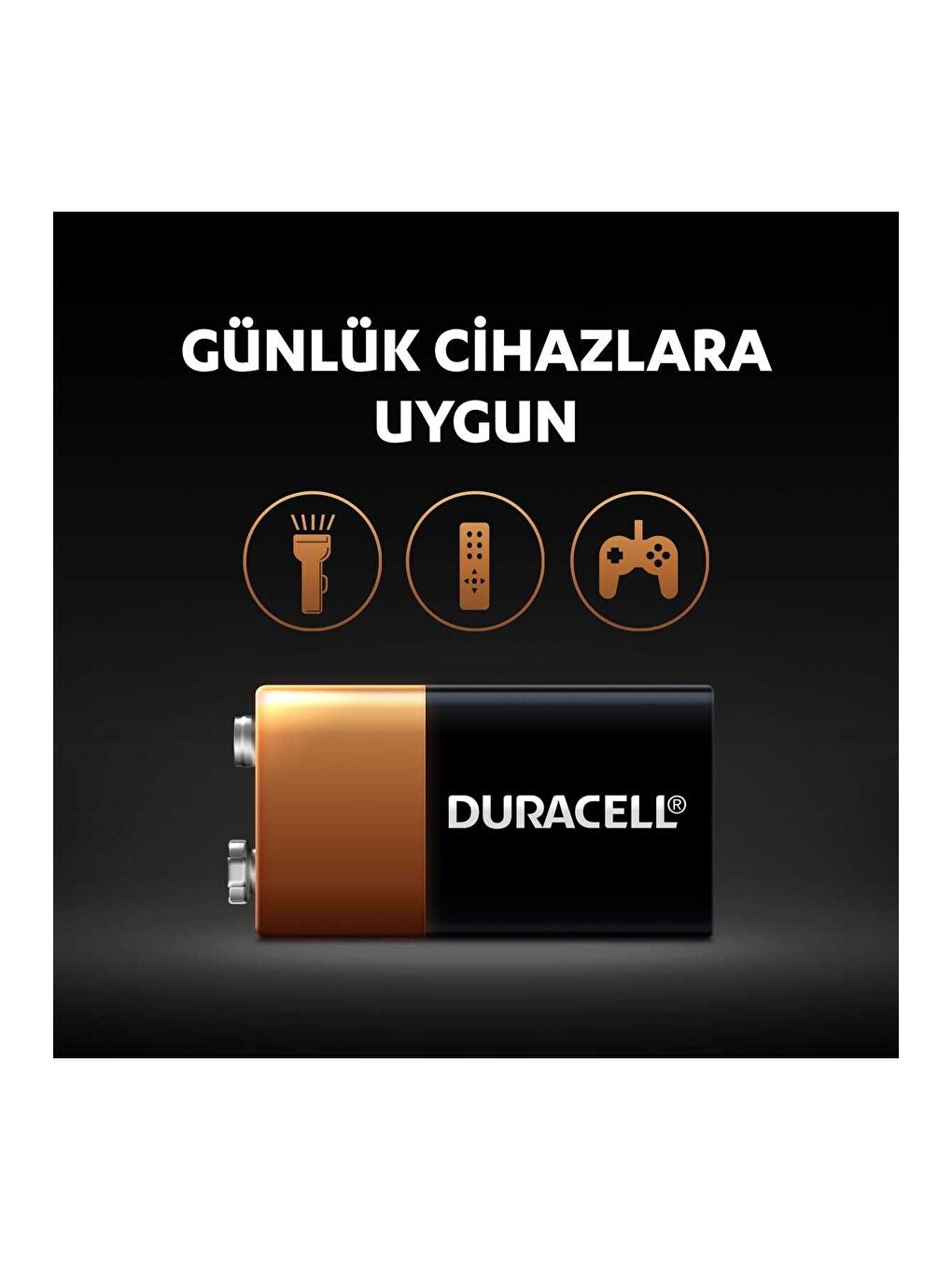 Alkalin 9V Pil   6LR61   MN1604   4 lü Paket-3