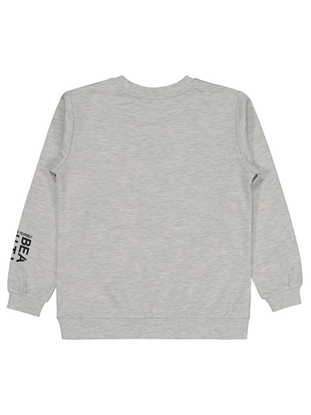 Girls Basic 6-9 Yaş Sweatshirt - Ekru7-8 Yaş-1