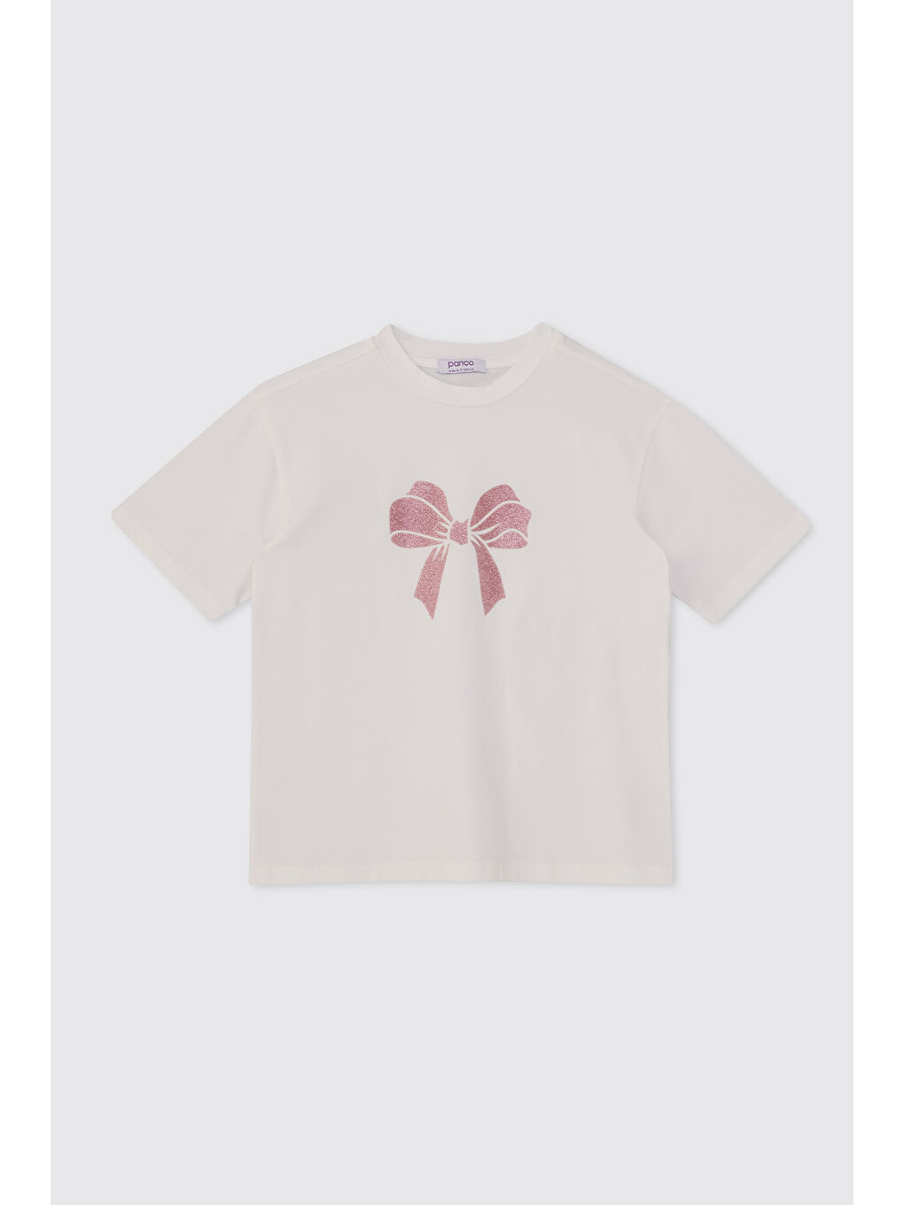 Kız Çocuk Kısa Kollu Ekru Tişört
