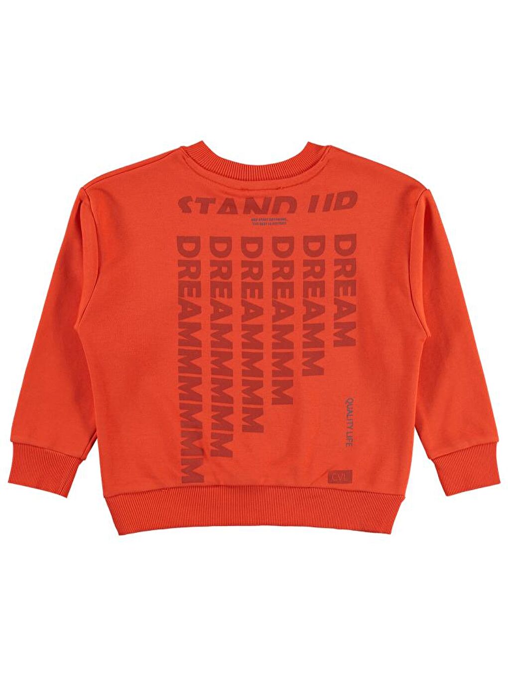 Boys Peace Quıet Baskılı 6-9 Yaş Sweatshirt - Turuncu9-10 Yaş-1