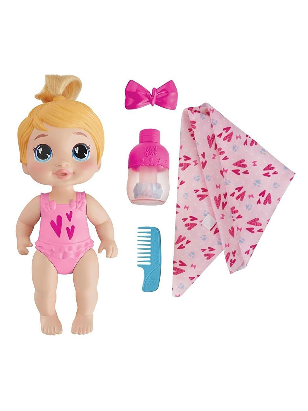 Baby Alive Renksiz Bebeğimle Şampuan Eğlencesi Sarışın F9119 - 2