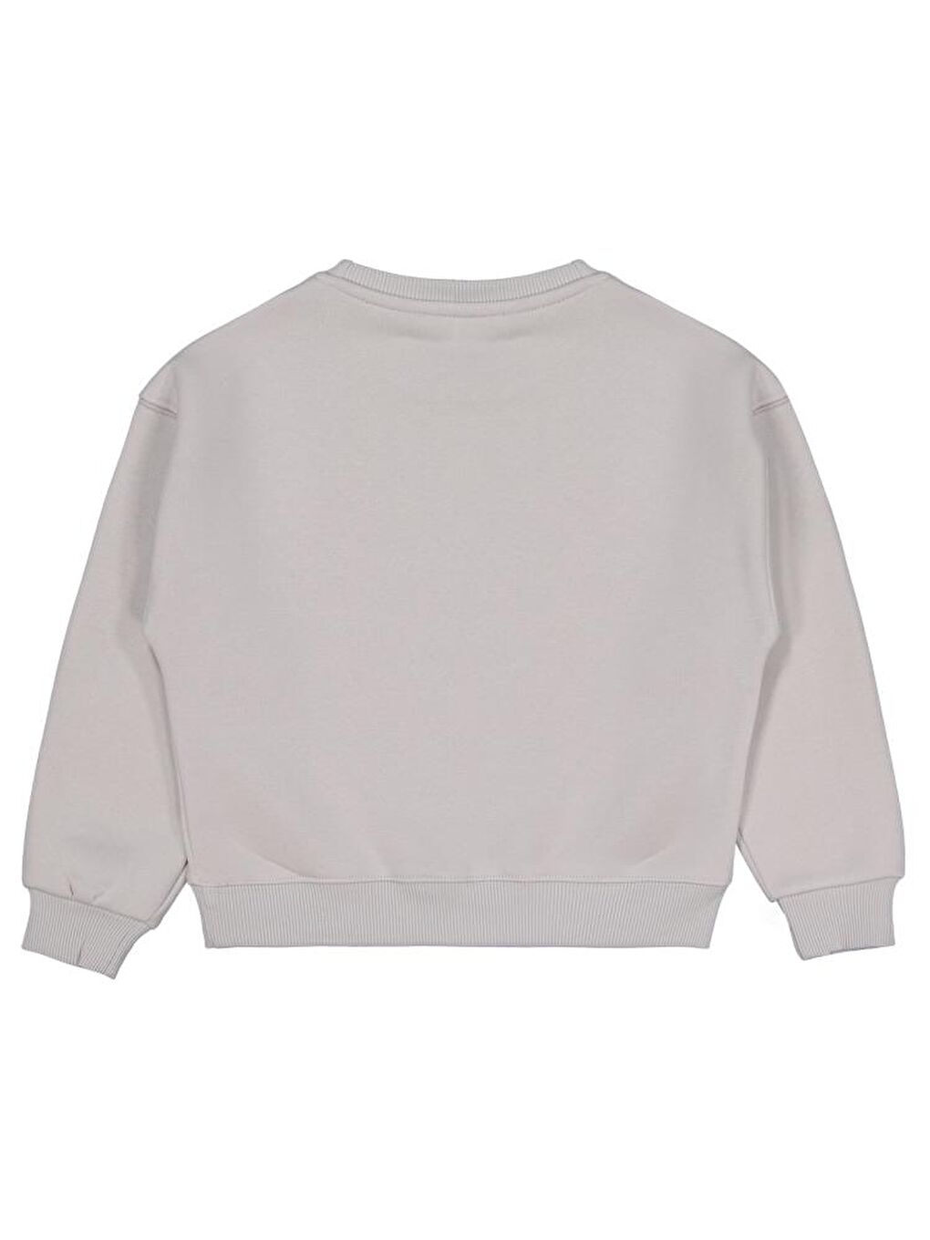 Gri Girls Star Baskılı 6-9 Yaş Sweatshirt-2