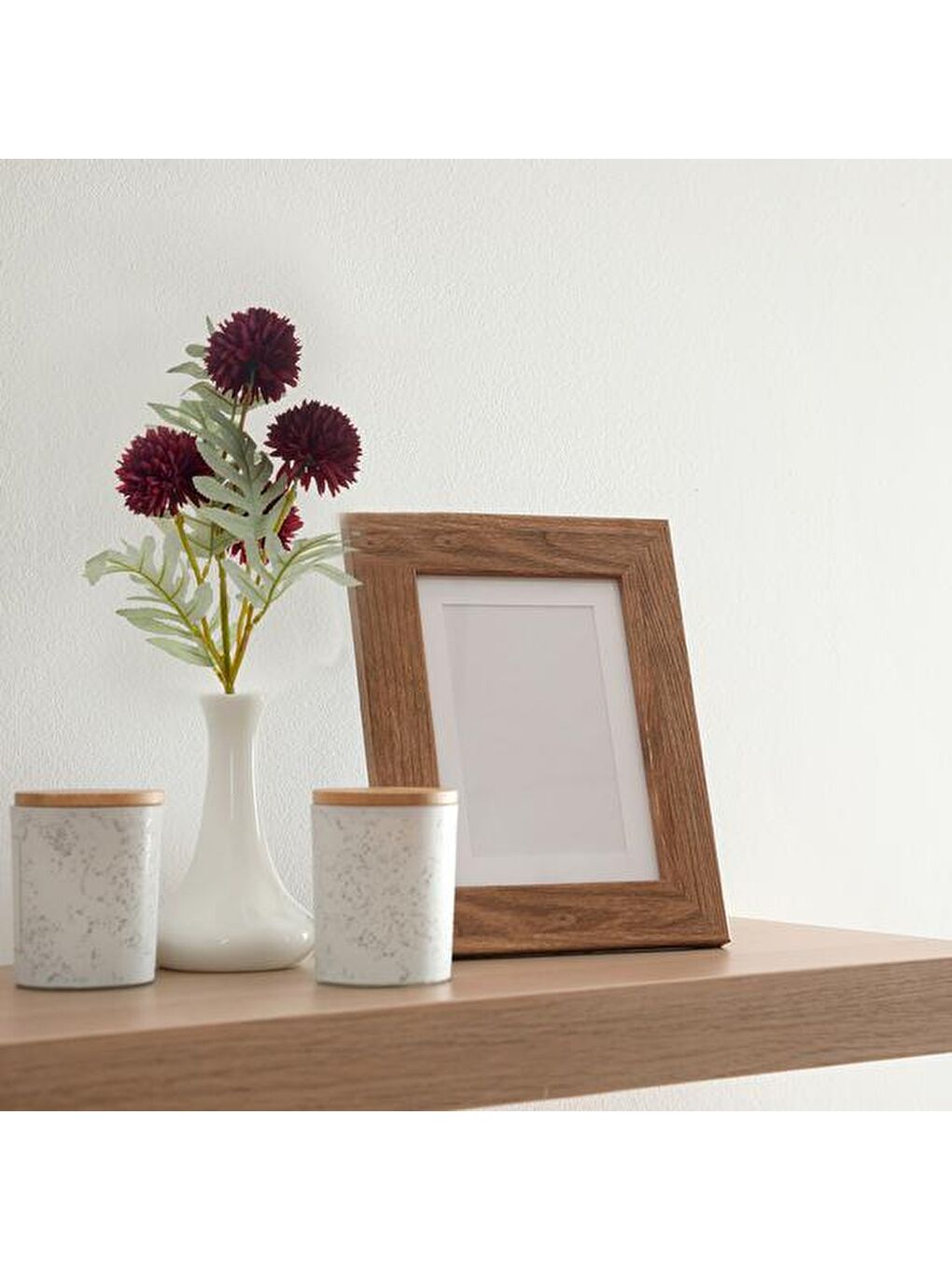 Soft Yapay Çiçek - Bordo-3