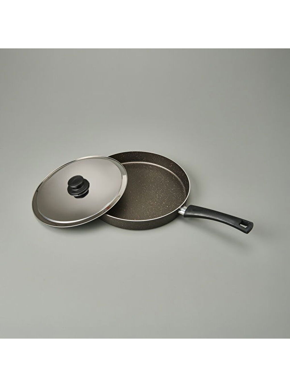 Granit Balık Tavası - Gri - 30 cm-3