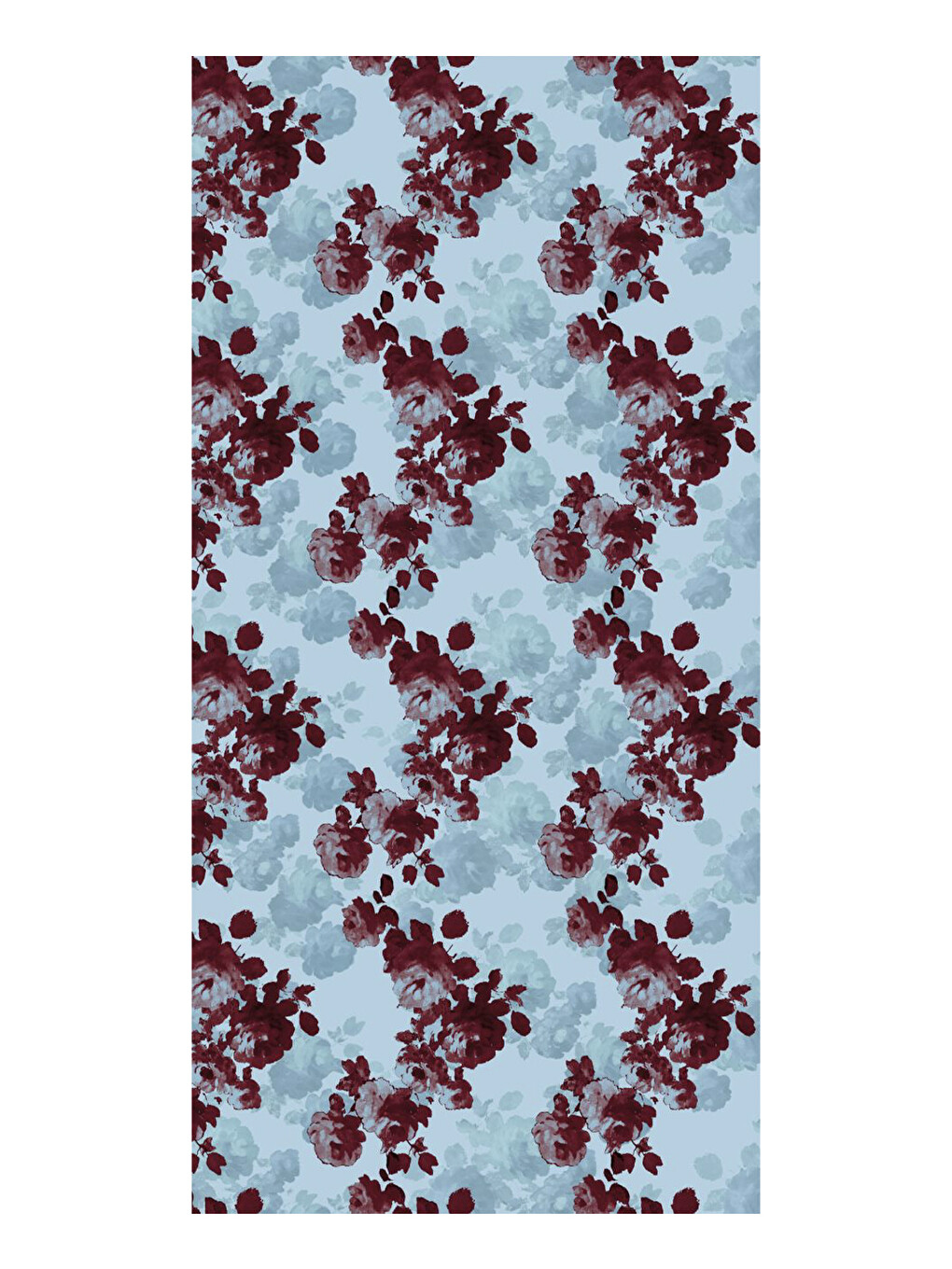 Deluxe Summer Flow Şal Bordo-6