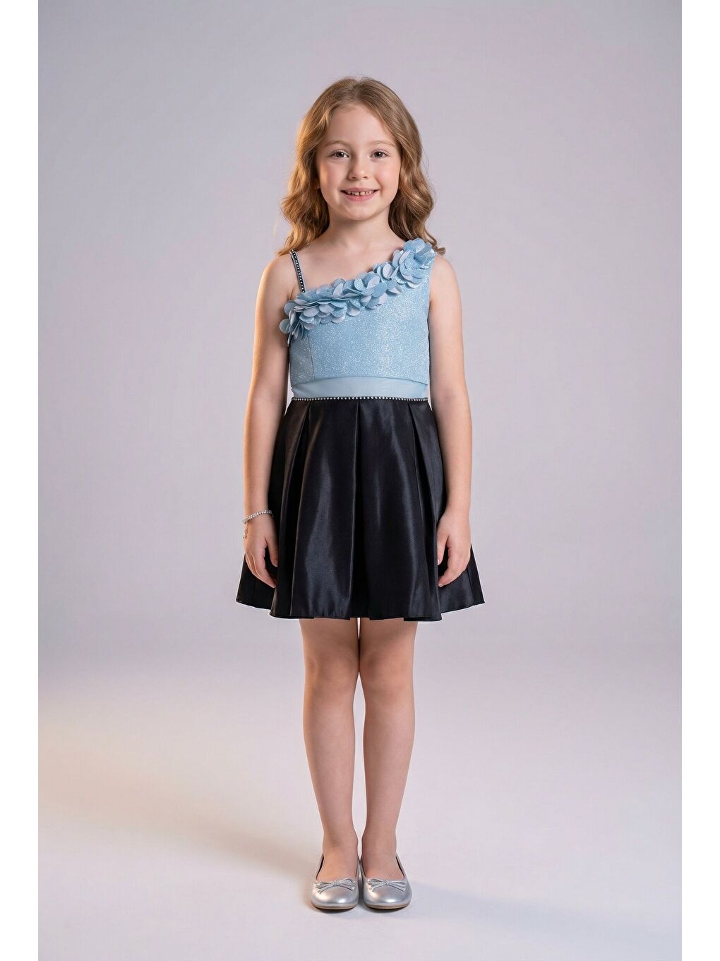 Mavi Kız Çocuk Abiye