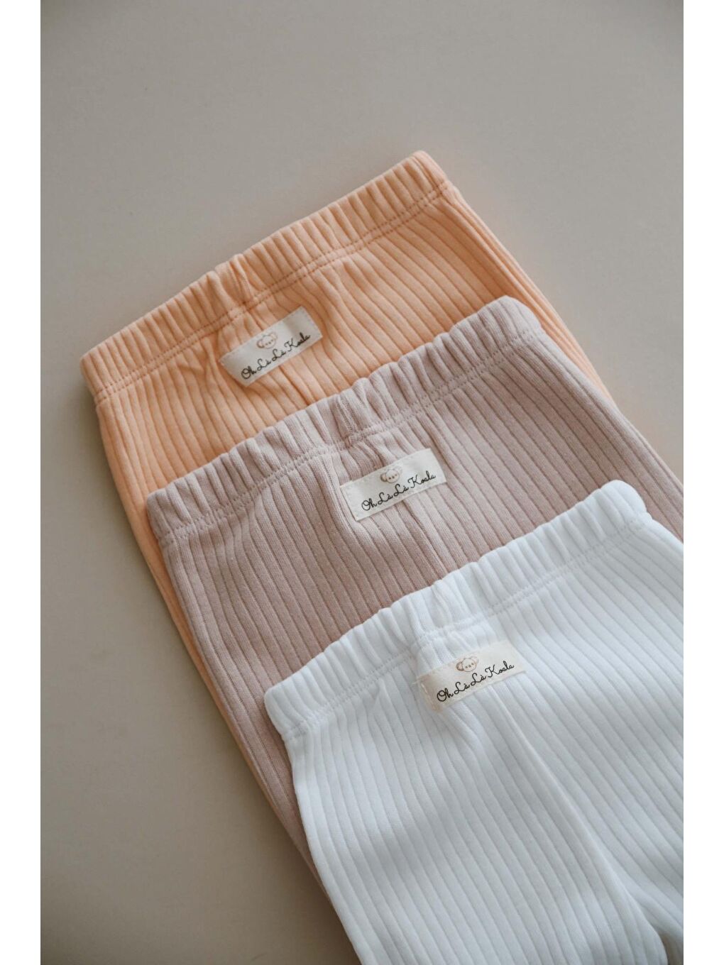 Beyaz 3Lü Bebek Fitilli Tayt Model 1-2