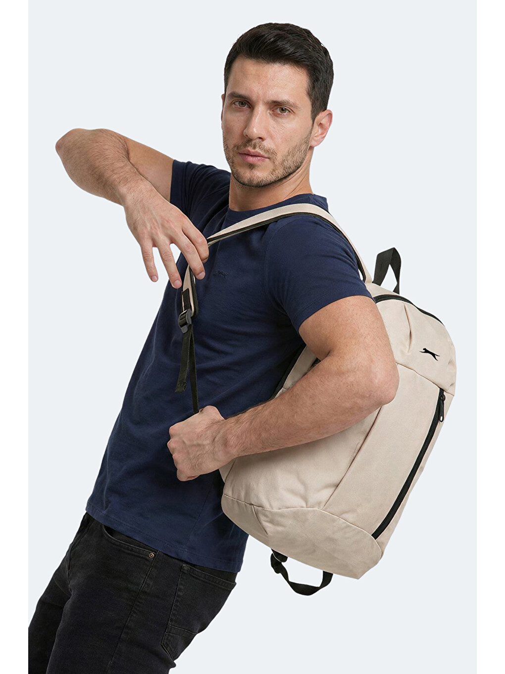 Glow Unisex Bej Sırt Çantası-6