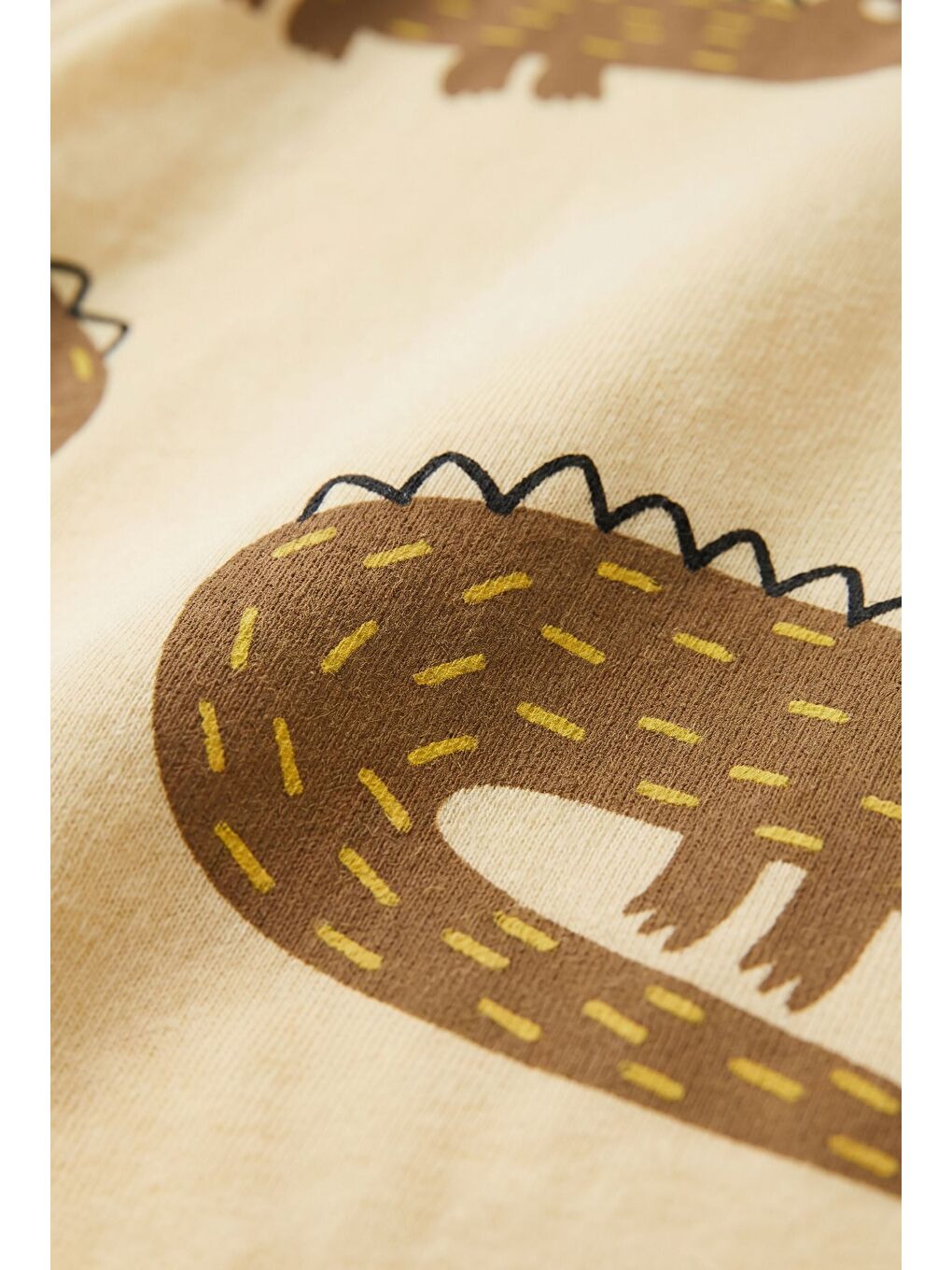 Karışık Erkek Çocuk Pamuklu Timsah Desenli T-Shirt Şort Takım-3