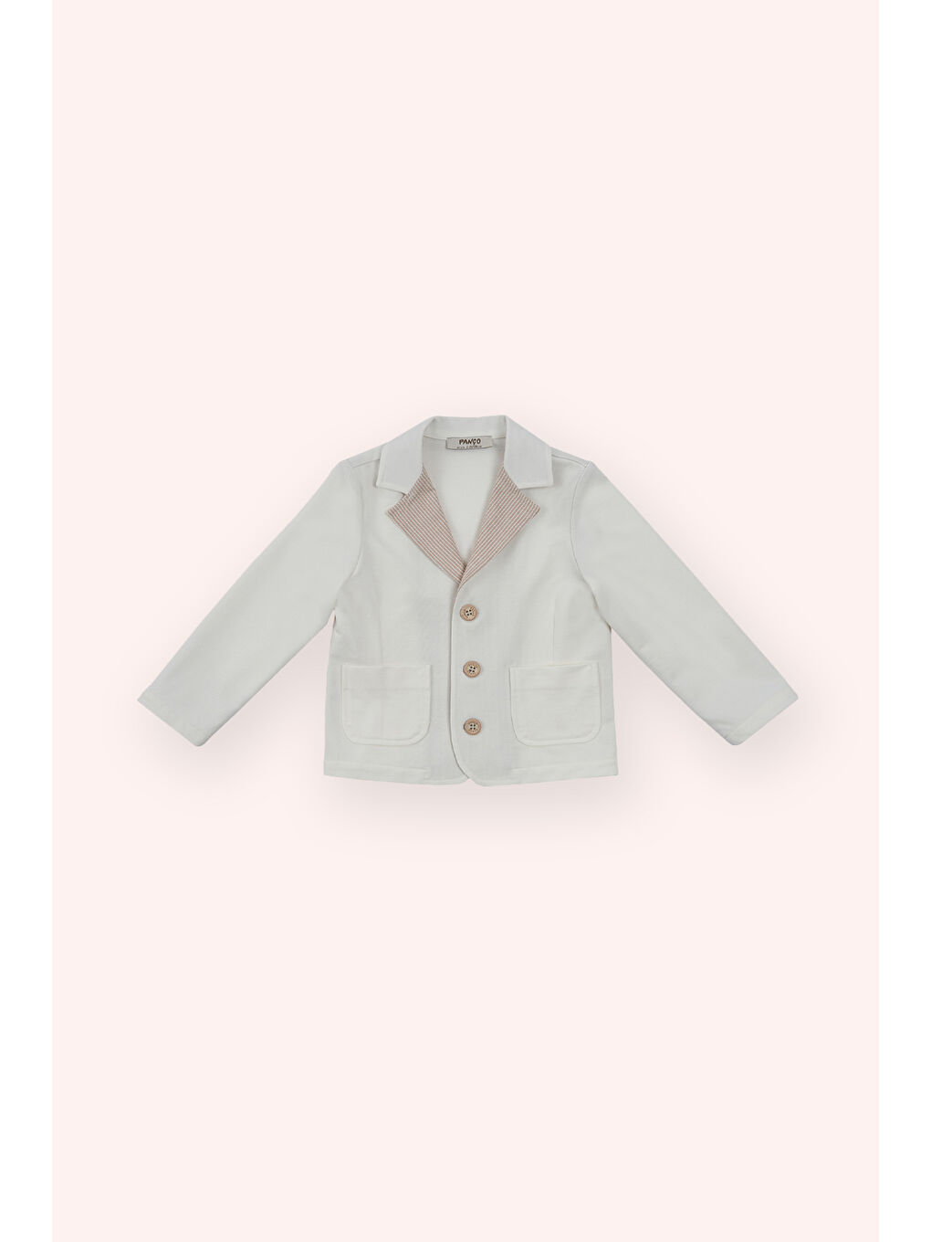 Erkek Çocuk Örme Ceket Ekru
