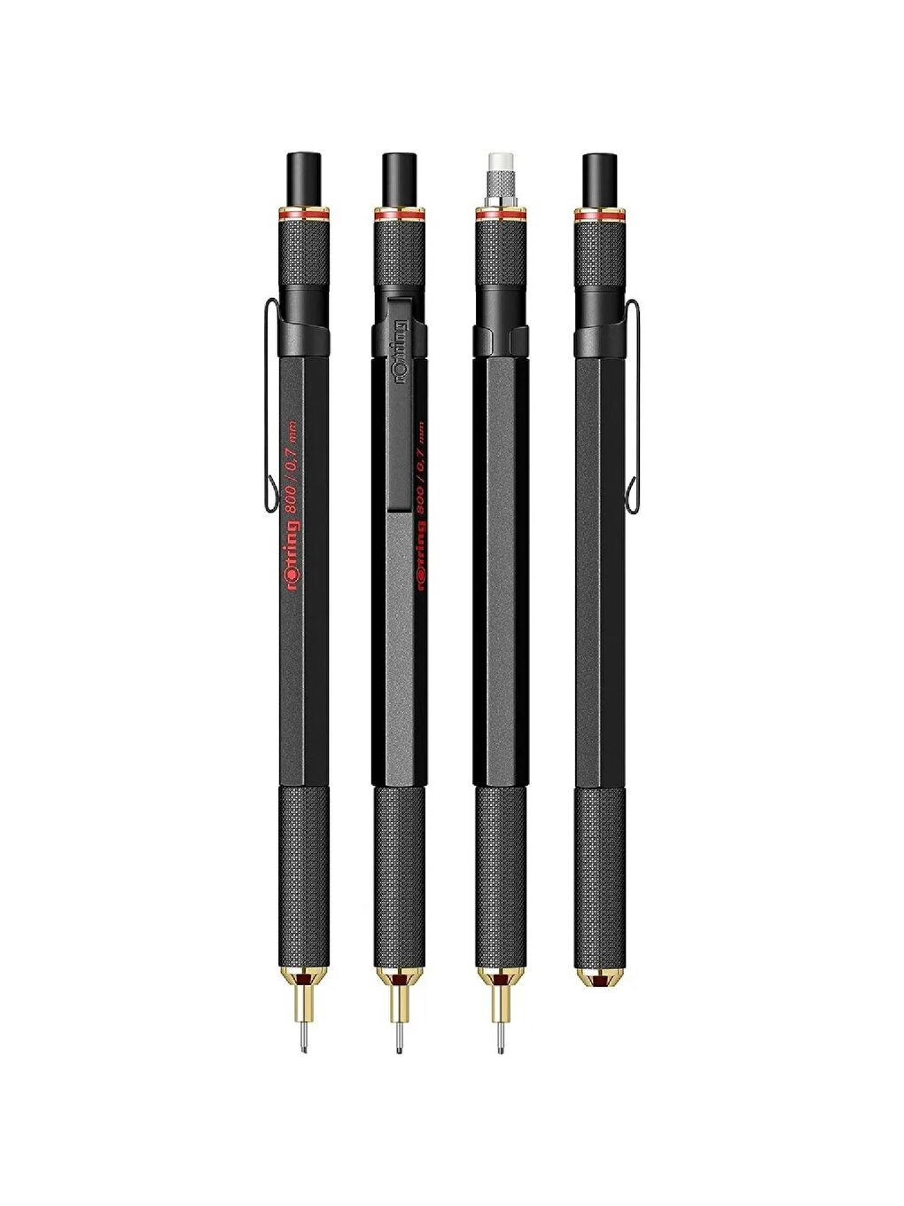 Rotring Siyah 800 Versatil Kalem 0.5 Siyah 1904447 - 6